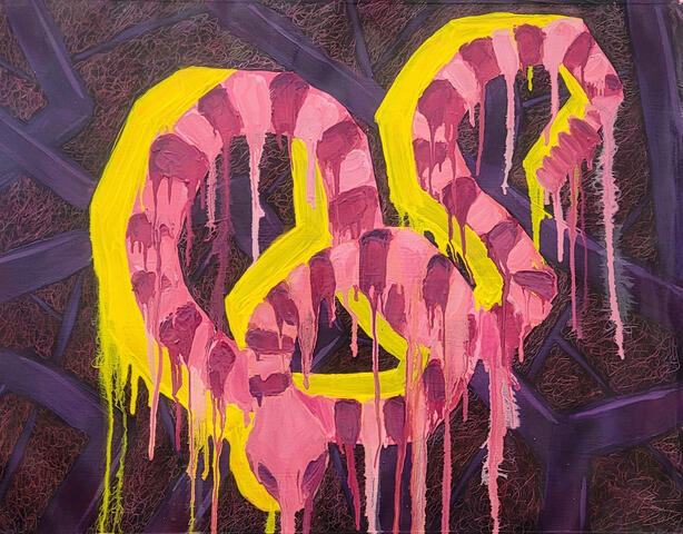 Snake | Oil on Paper